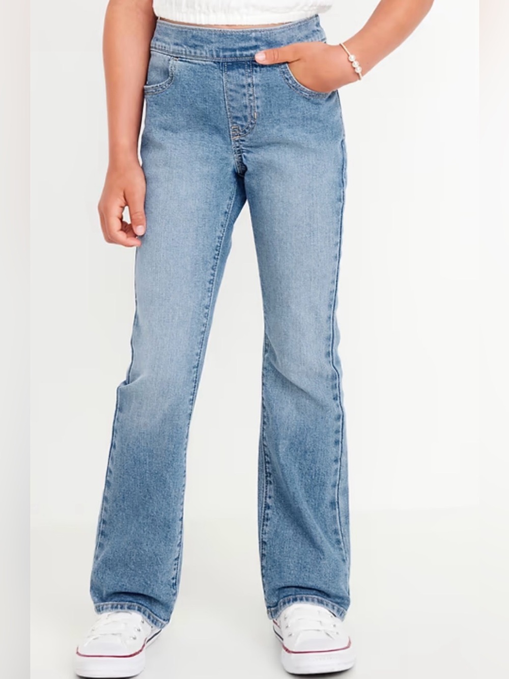 Old Navy Light Blue Girls Flare Jeans